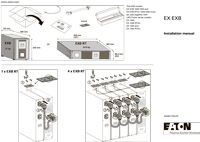 Инструкция по быстрому подключению батарейных модулей Eaton EX (700-1500ВА)